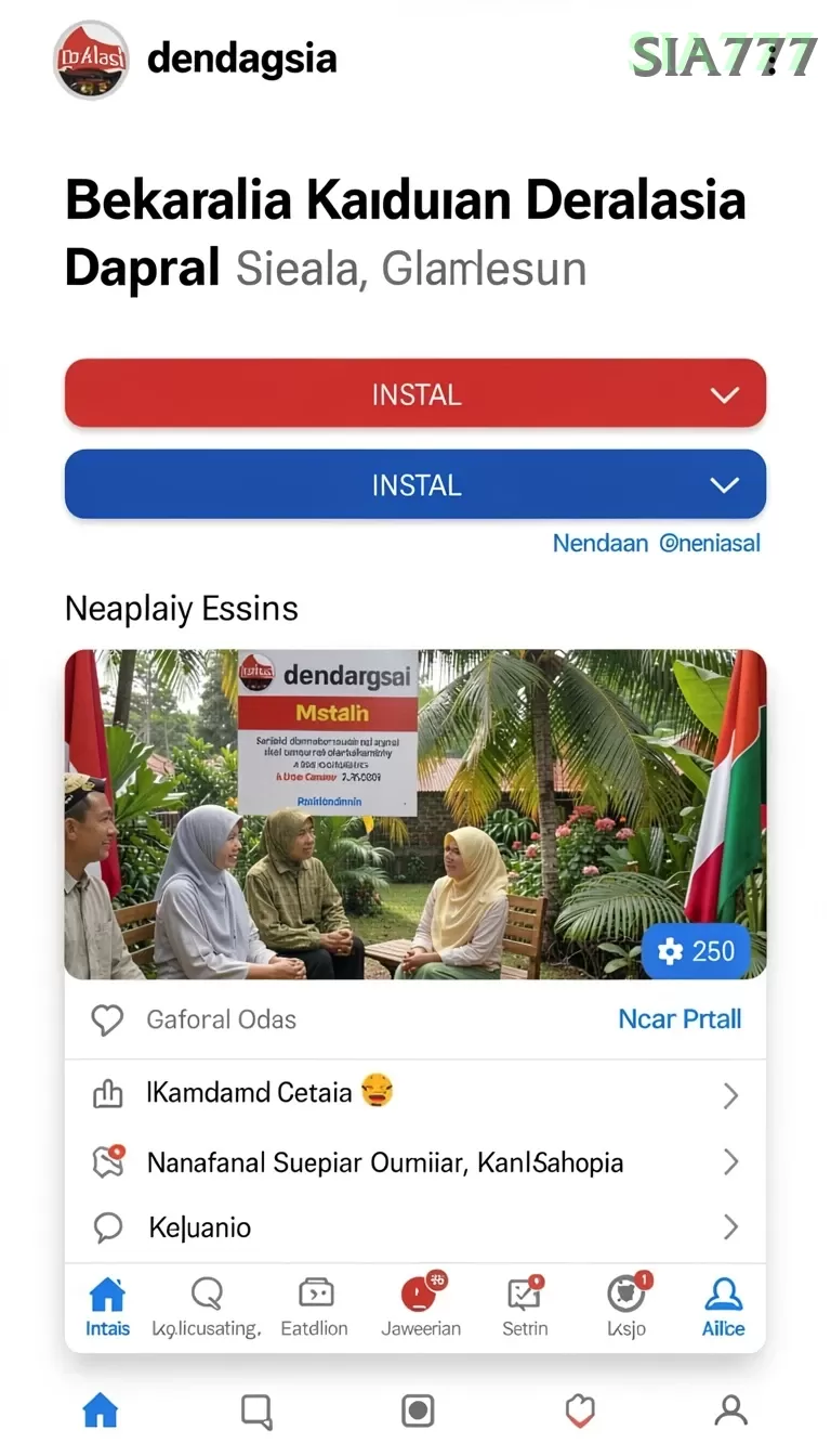 Cuplikan layar 5GTOTO — menu navigasi